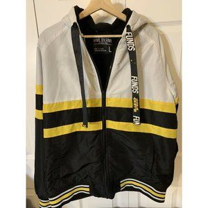 Five By Five By Master Piece Track Full Zip Jacket Men’s Sz L Yellow Black White